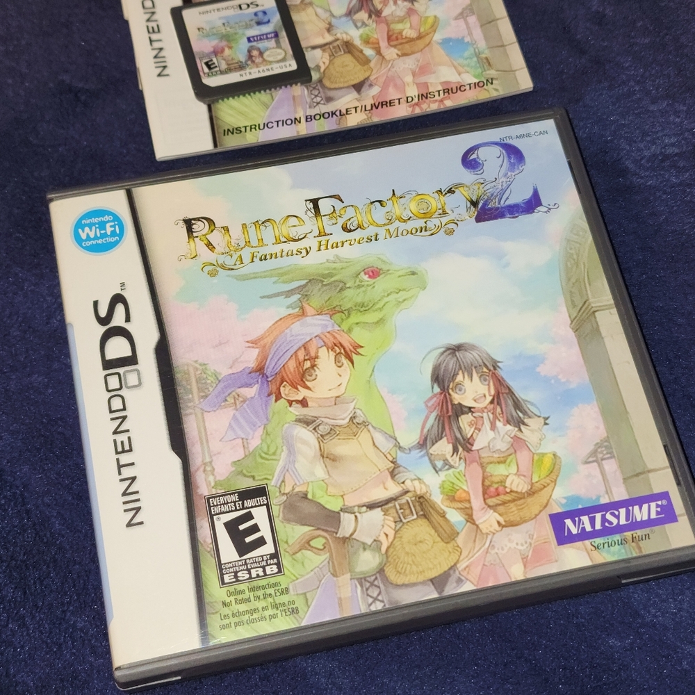 Nintendo DS Rune Factory 2 Complete In Box